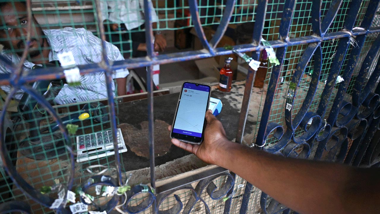 Digital Payment At Wine Sho