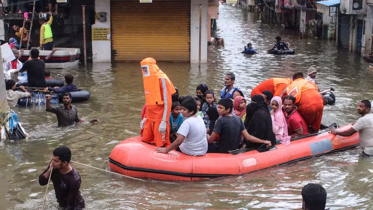 Harishrao Hyd Floods