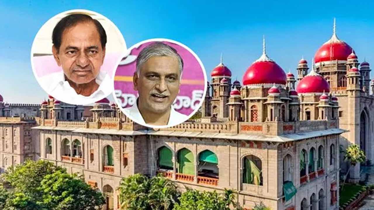 Relief for KCR and Harish Rao.. High Court says no action based on Kaleshwaram report