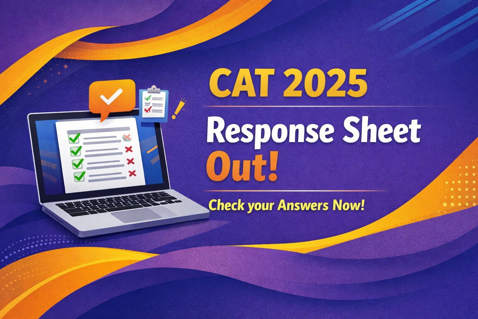CAT Response Sheet 2025 Out