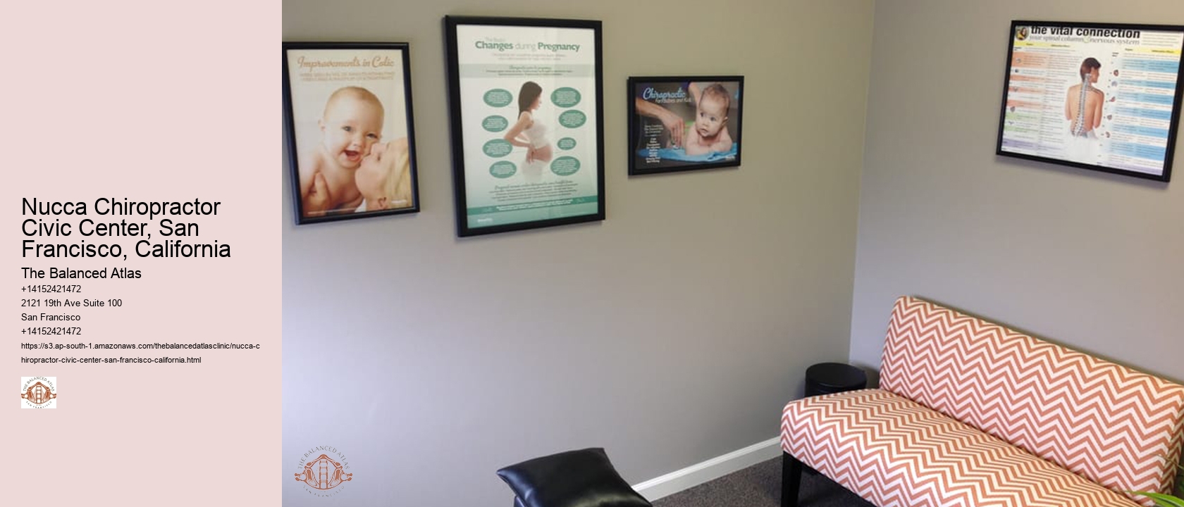 Nucca Chiropractor Civic Center, San Francisco, California