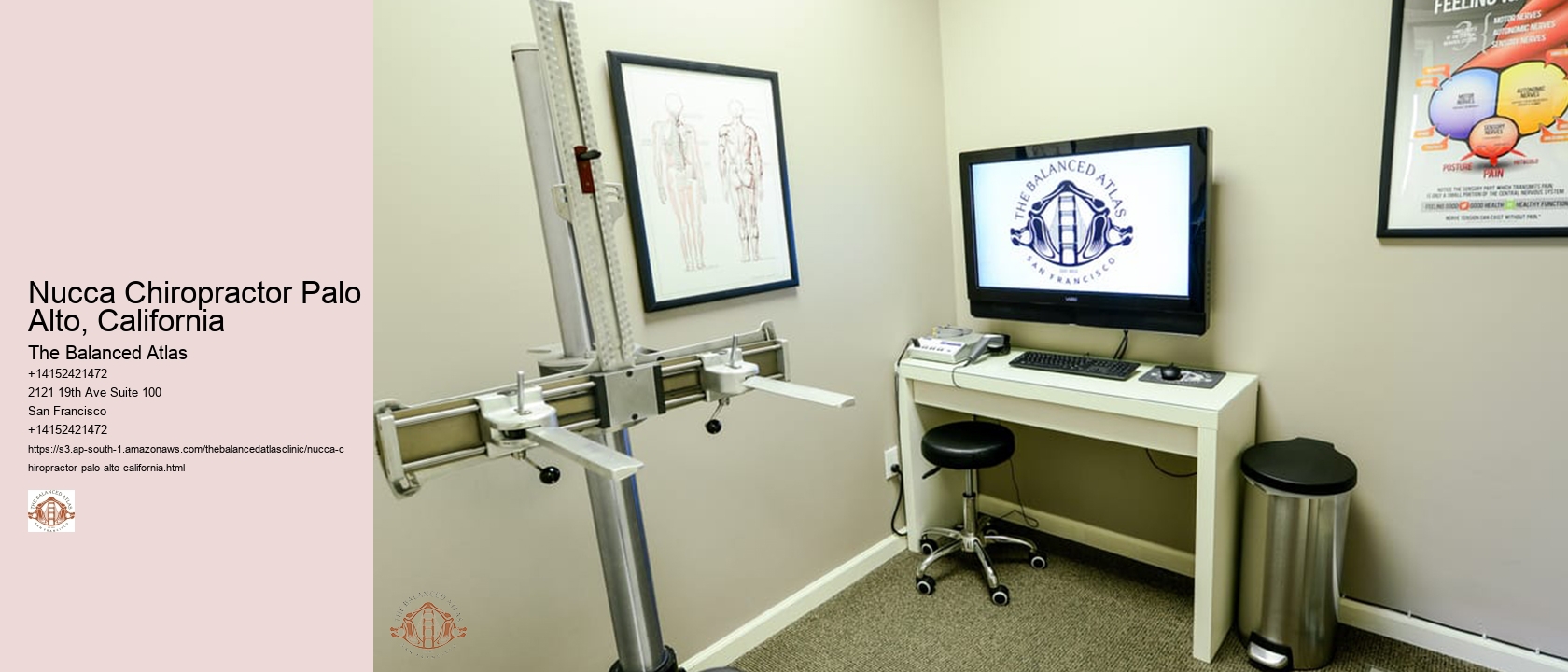 Nucca Chiropractor Palo Alto, California