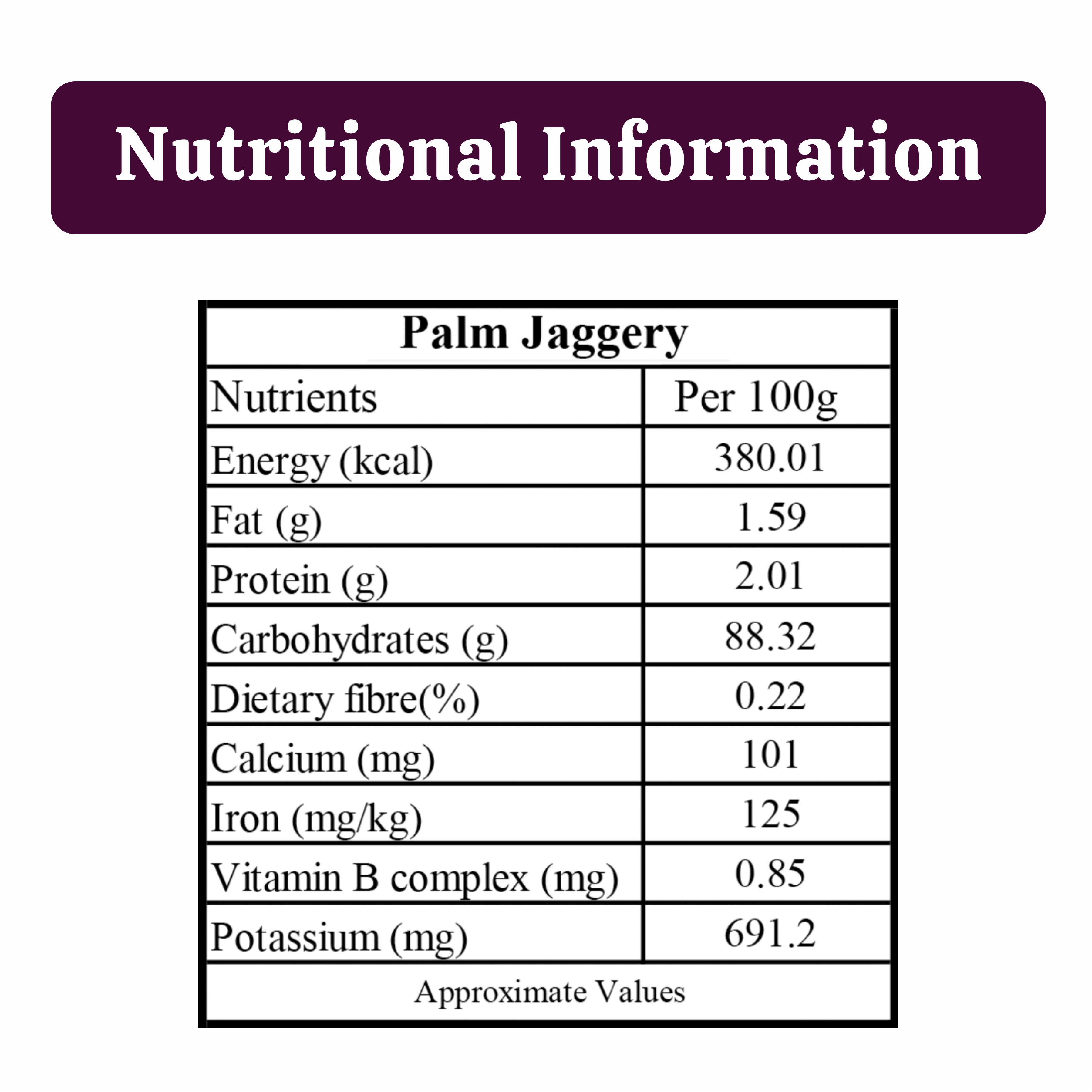 Farmers Grain Palm Jaggery 500 Gms