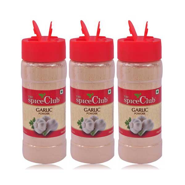 The Spice Club Garlic Powder (Pack of 3x80gm) - 240gm