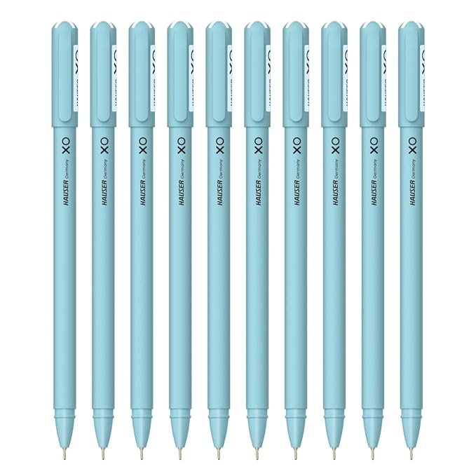 Hauser xo Ball Pen(pack of 50 pens BLUE 20, BLACK 20, RED 10)