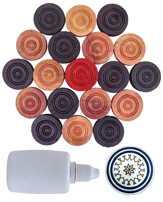 Carrom Board coin With Strike & Powder