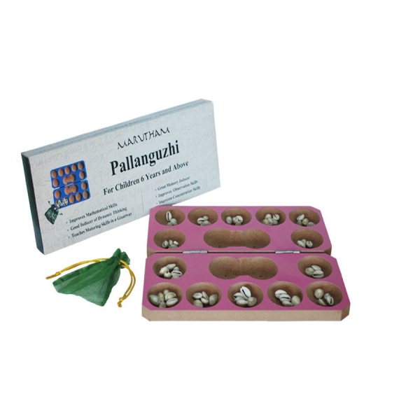 Pallanguzhi, Traditional Game - Box Model