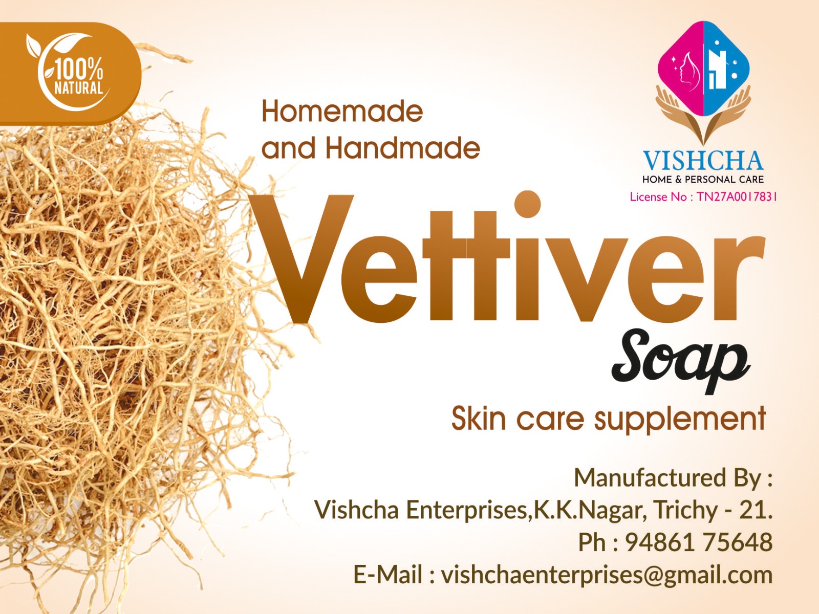Vettiver soap