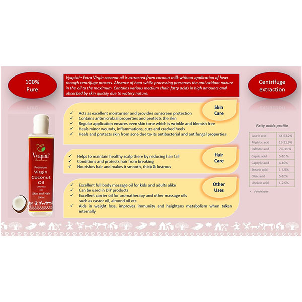 Buy Vyapini Extra Virgin Coconut Oil Online