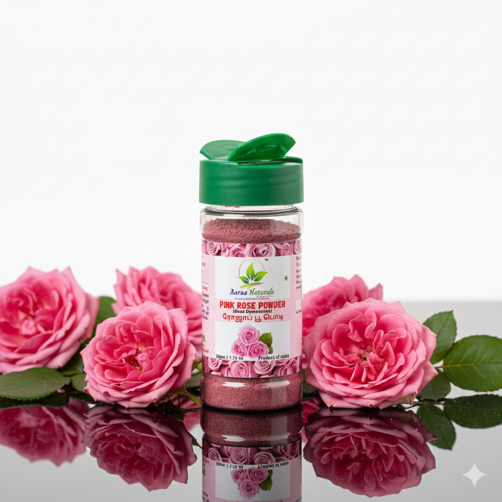 Aaraa Pink Rose Petals Powder (Instant Mix)
