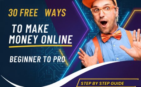 30 Free ways to make money online in 2025