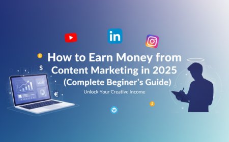How to Earn Money from Content Marketing in 2025 (Complete Beginner’s Guide)
