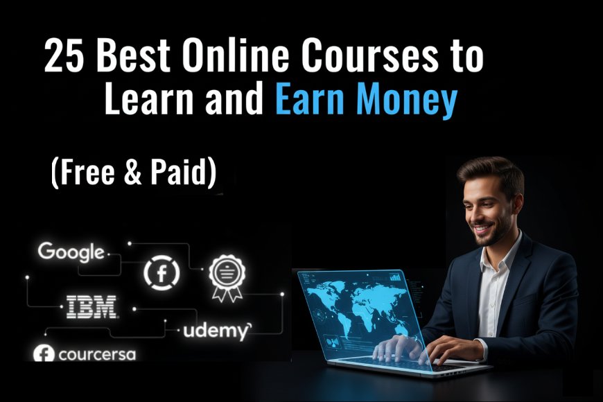 25 Best Online Courses to Learn and Earn Money from Home (Free & Paid)