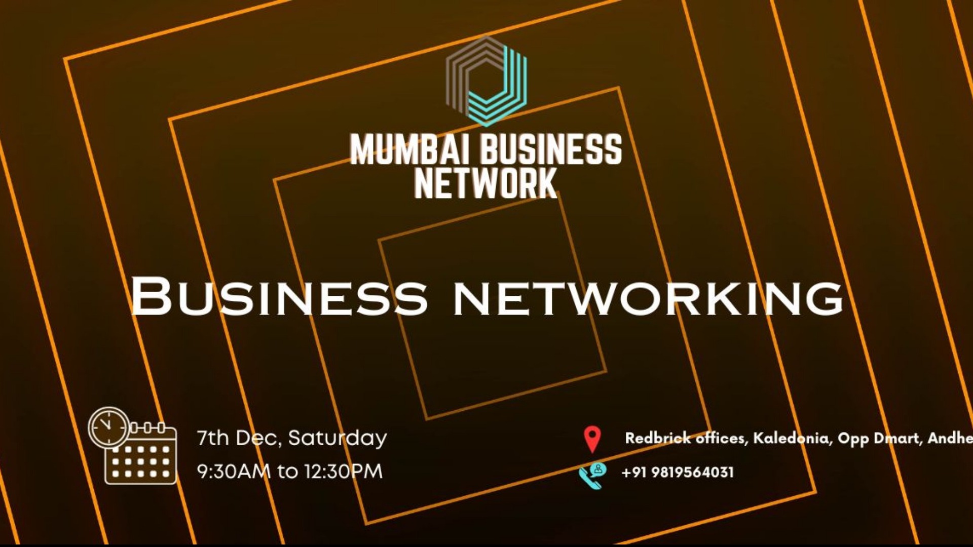 MUMBAI BUSINESS NETWORK BUSINESS NETWORKING Tickets by MOJO Capital