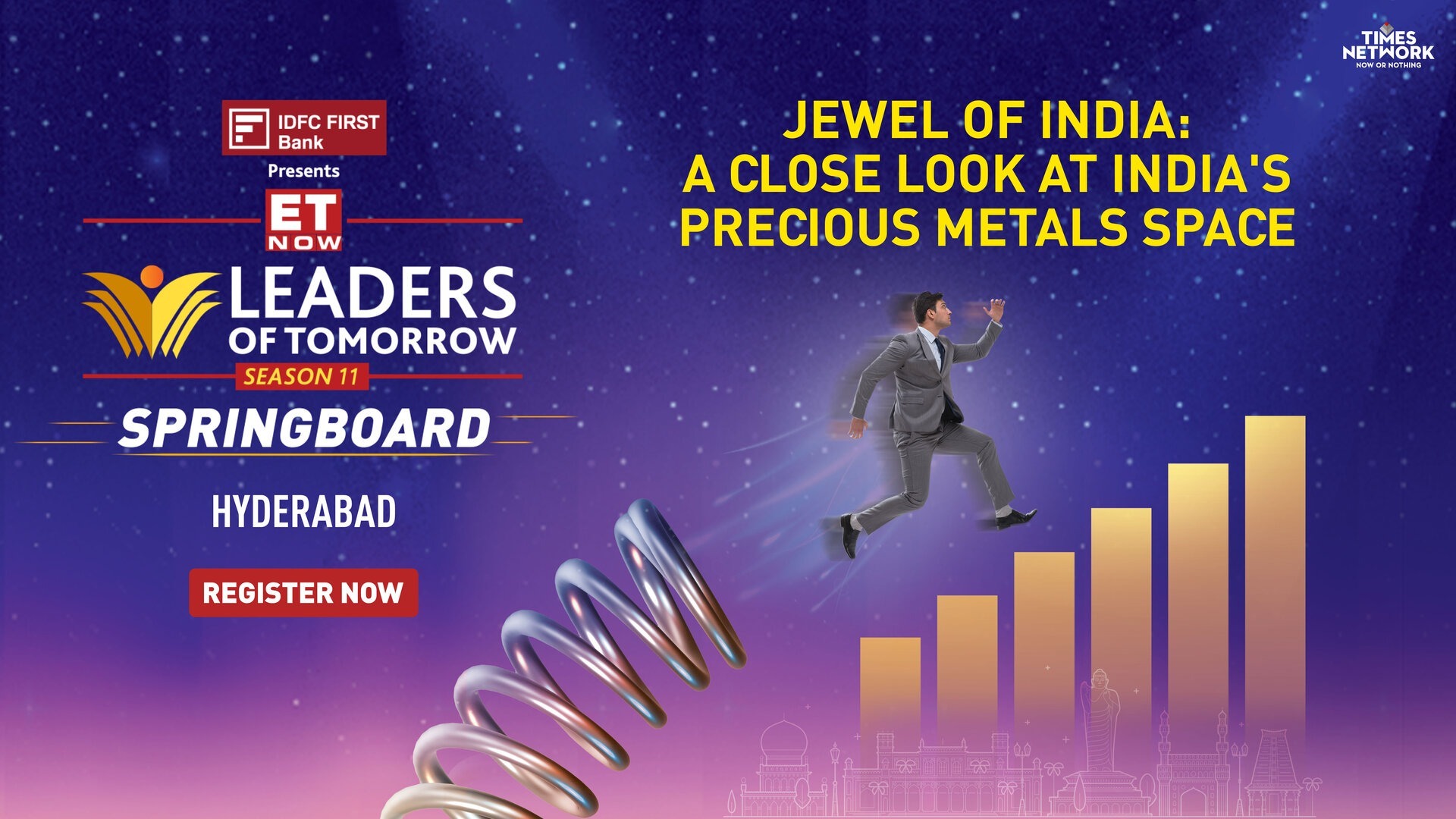 IDFC FIRST Bank Presents ET Now Leaders of Tomorrow Springboard