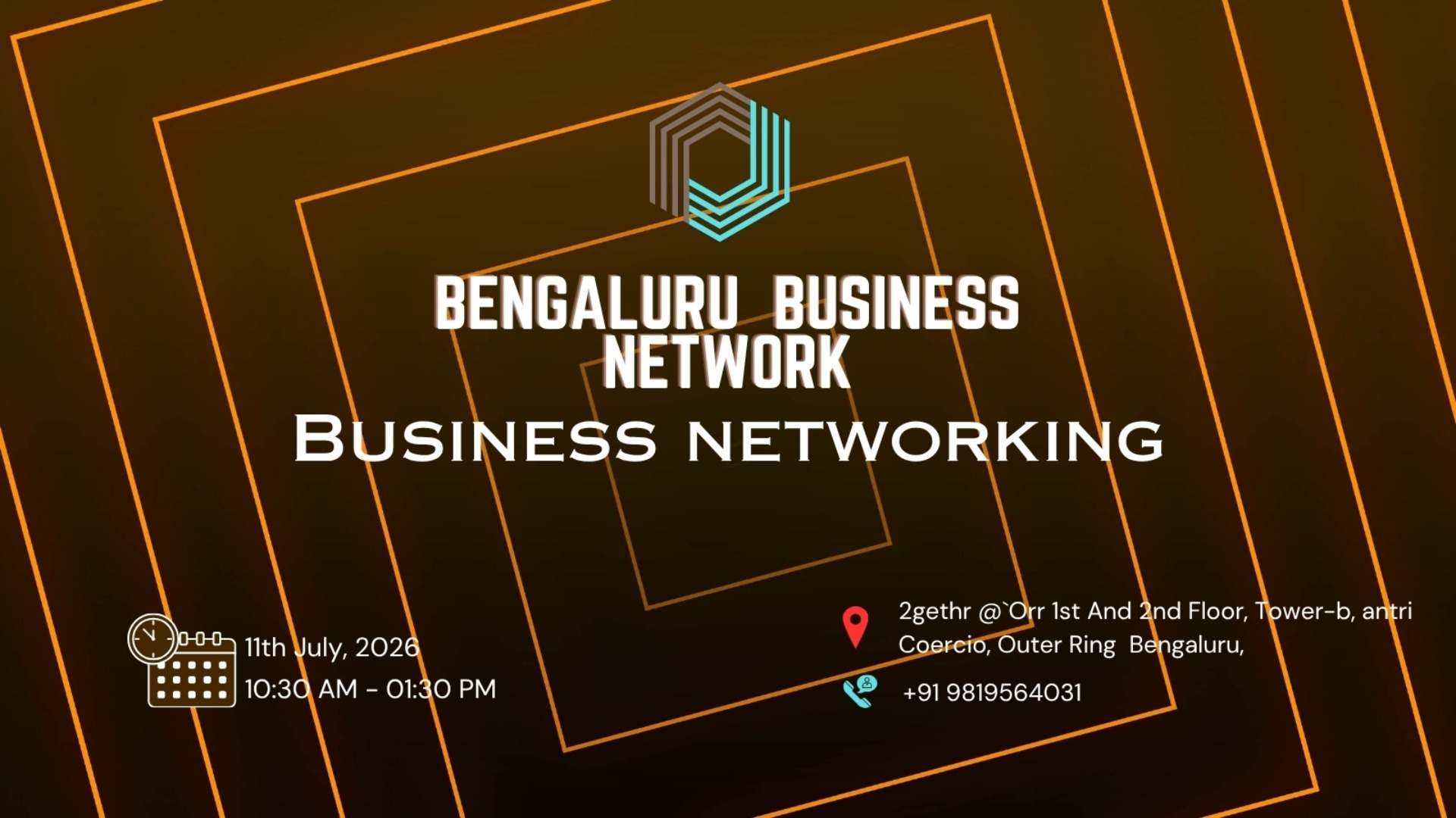 BENGALURU BUSINESS NETWORK BUSINESS NETWORKING