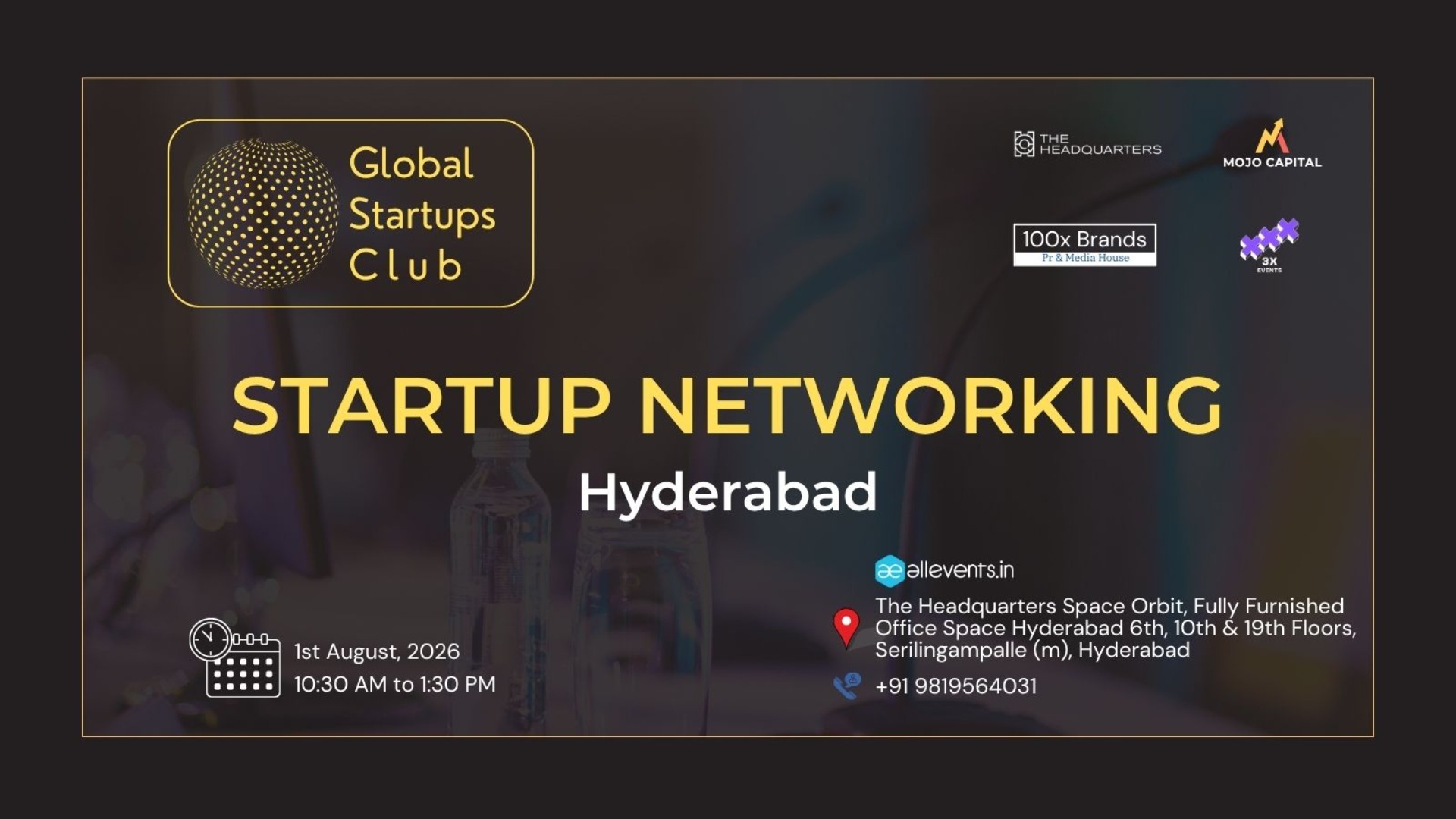 GLOBAL STARTUPS CLUB STARTUP NETWORKING HYDERABAD