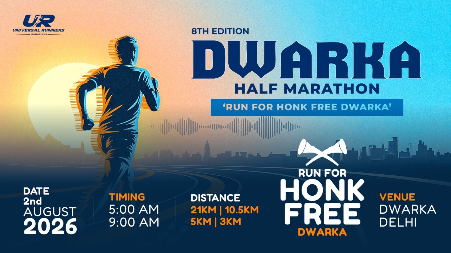 Run for Honk Free Dwarka