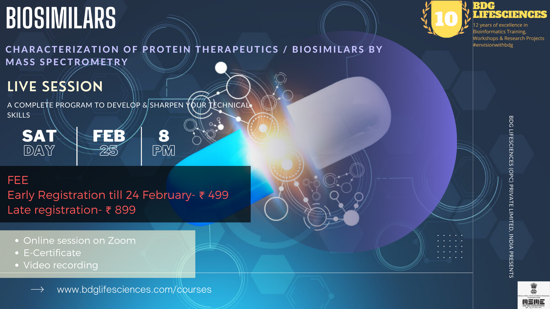 Characterization of Protein Therapeutics / Biosimilars by Mass