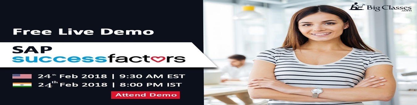 SAP SuccessFactors Free Demo To A Successful Career Tickets By 