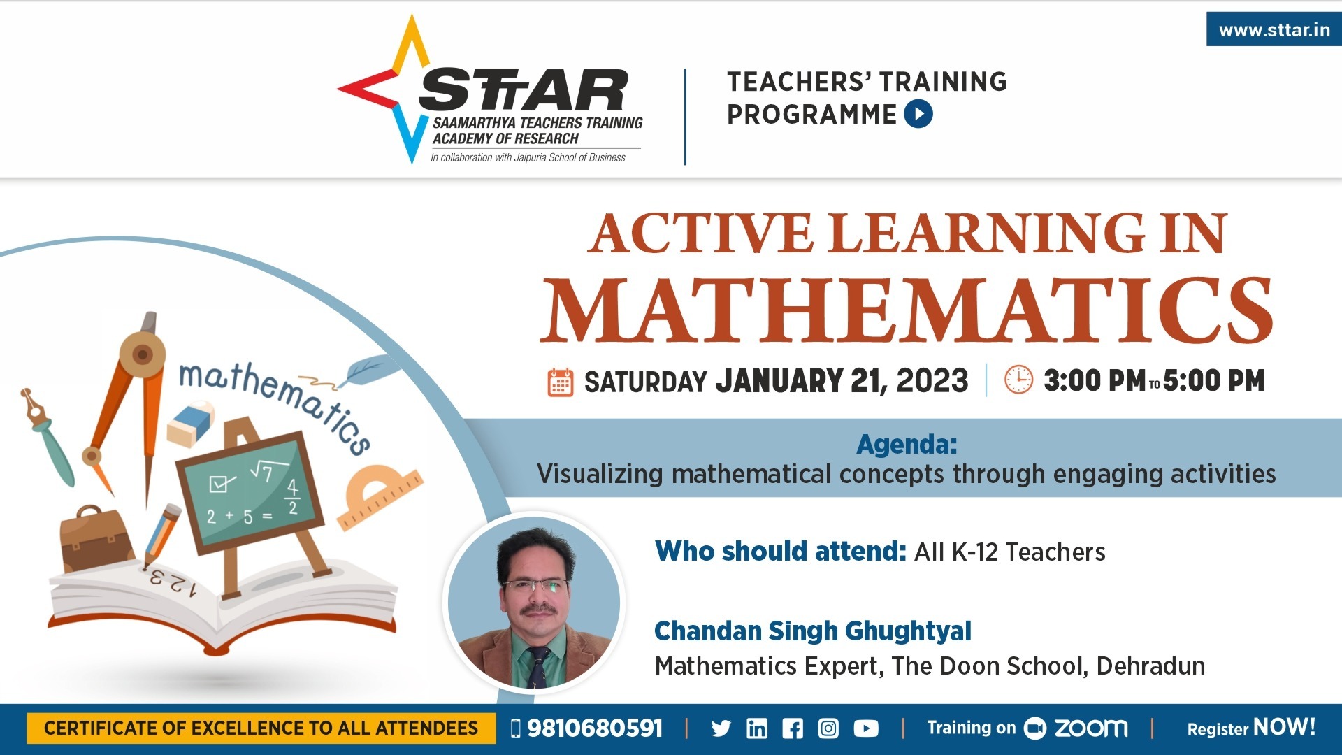 Active learning in mathematics tickets by darpan tejesvi saturday