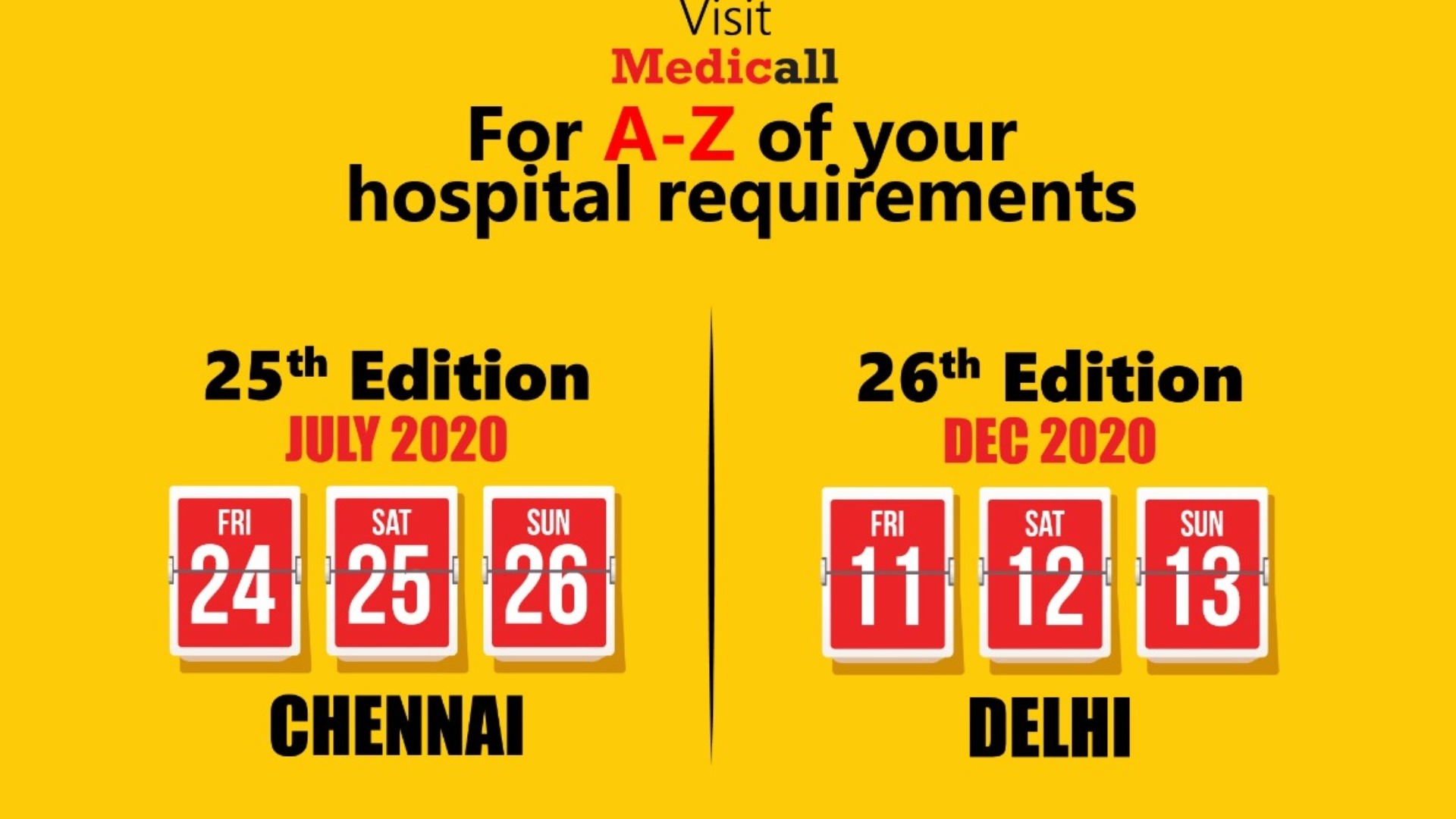 Medicall India’s largest and No.1,B2B Medical Equipment Expo Tickets by