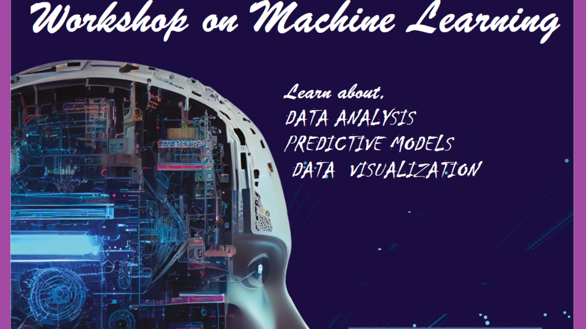 Workshop on Machine Learning Tickets by IPCS Automation, Sunday ...