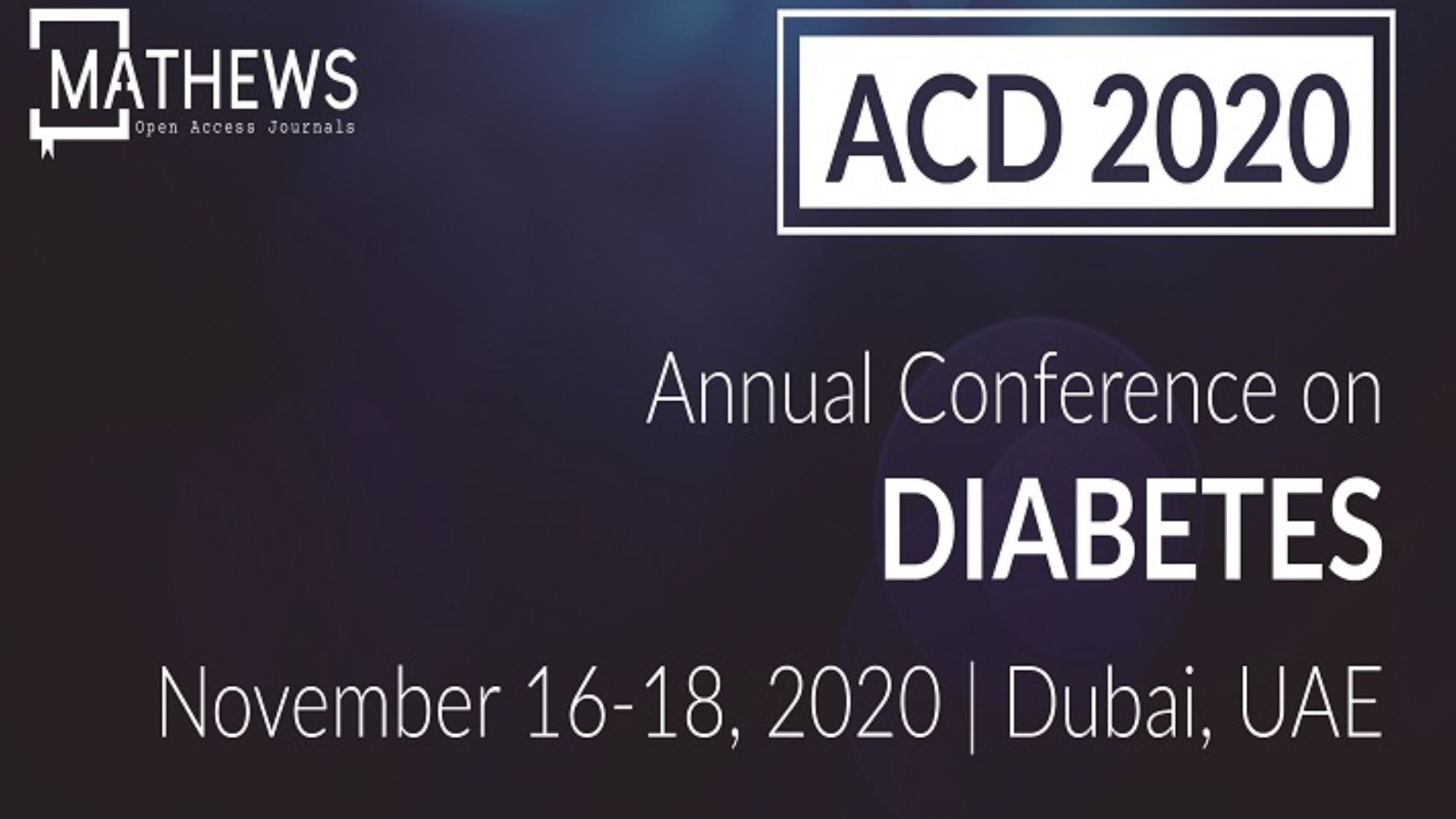  Foto zu Annual Conference on Diabetes Tickets by Jude David, Monday, November 
