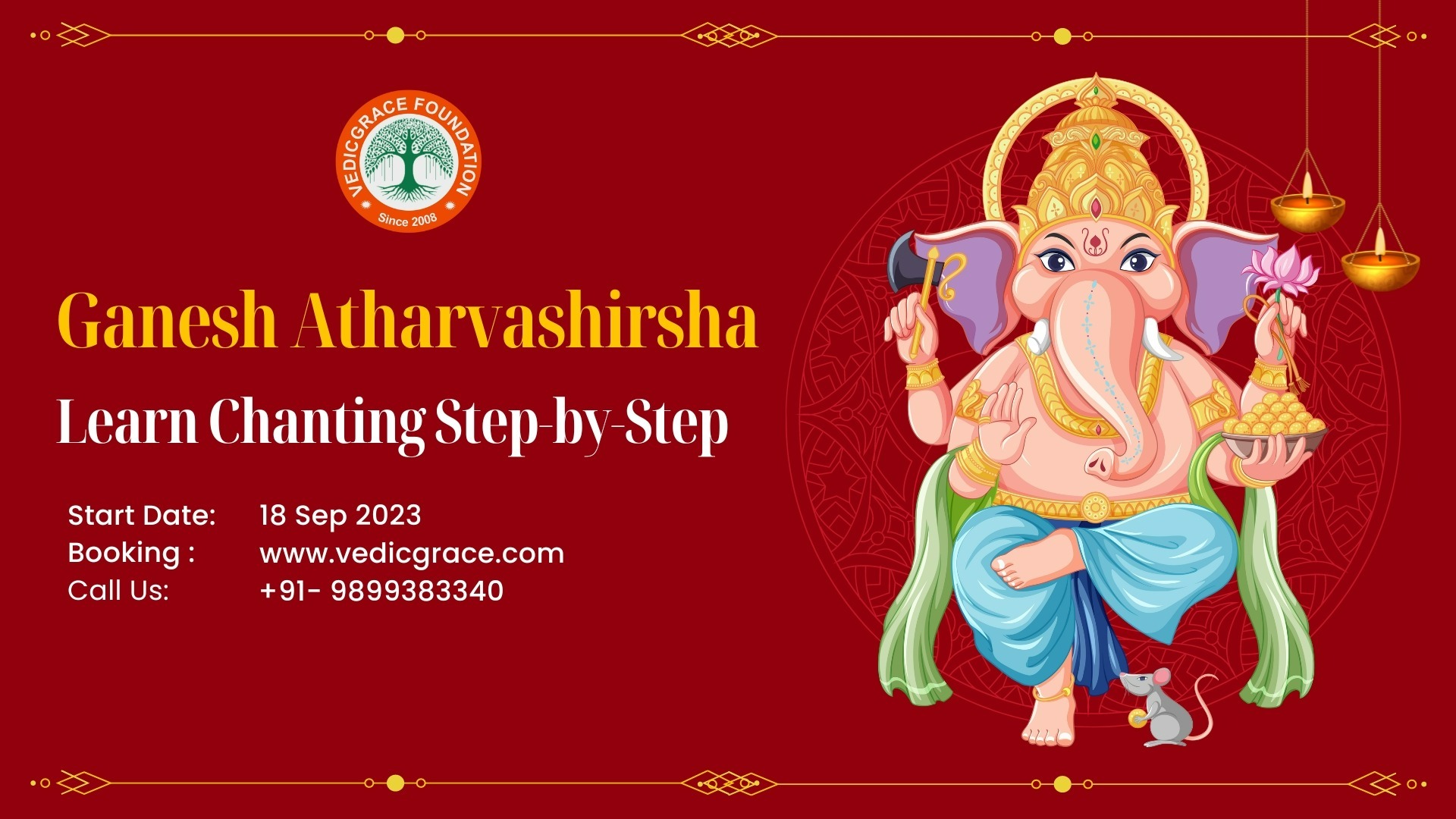 Ganesh Atharvashirsha Learn Chanting StepbyStep Tickets by Vedic