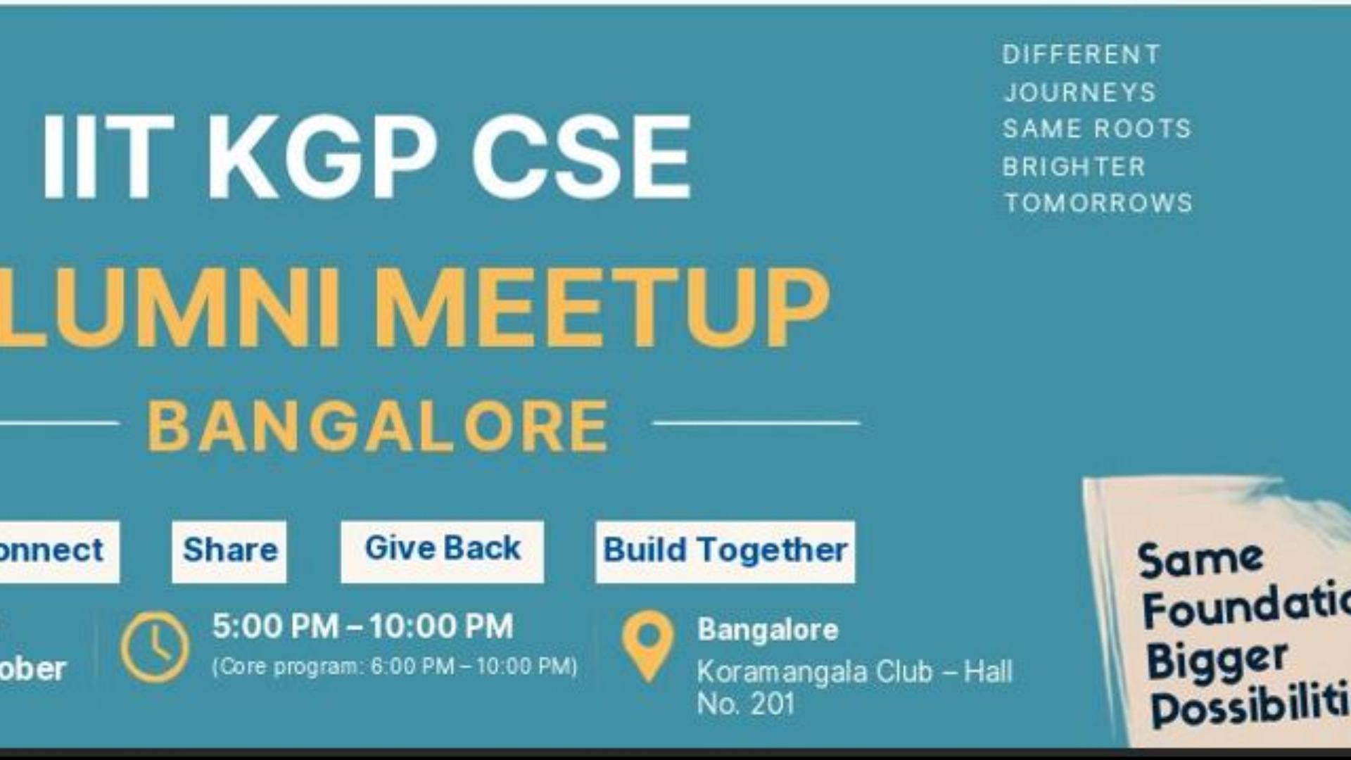 IIT KGP CSE ALUMNI BANGALORE MEETUP