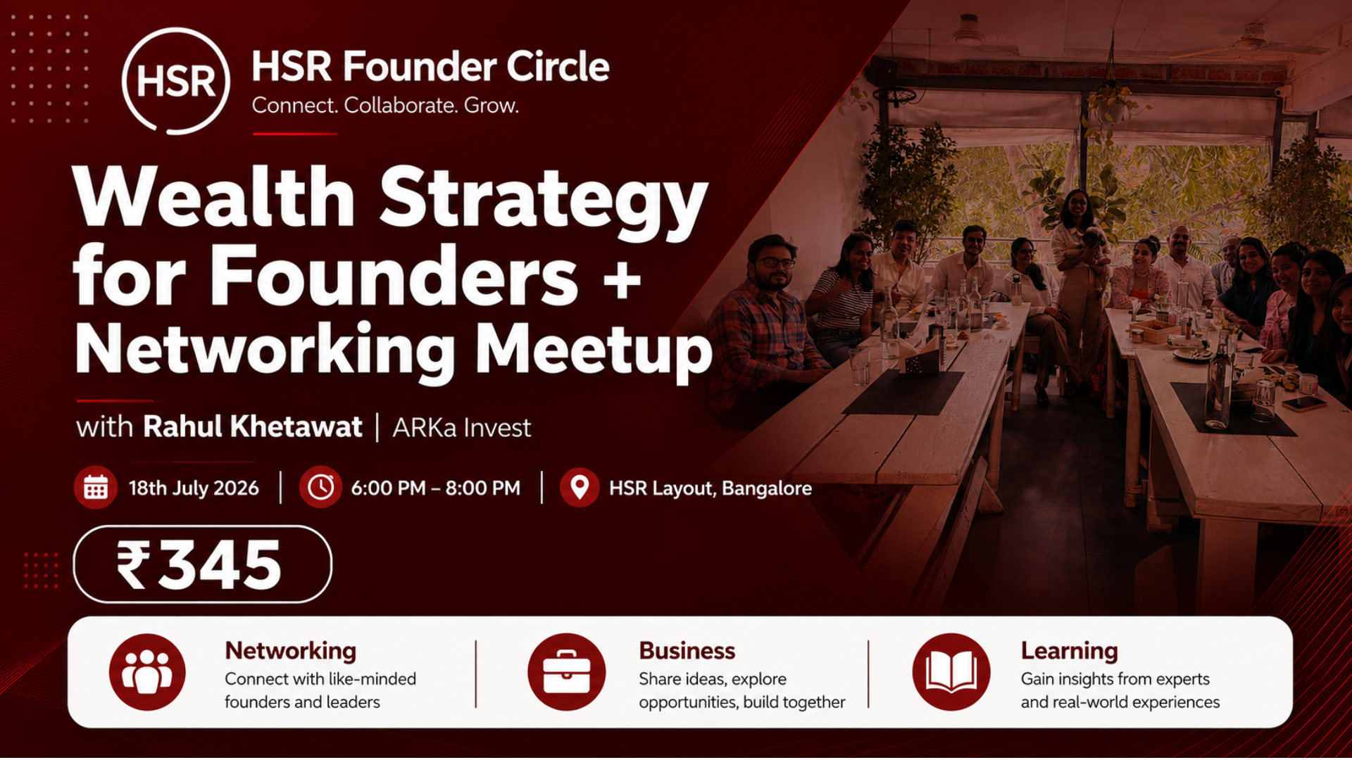 HSR Founder Circle | Wealth Strategy for Founders