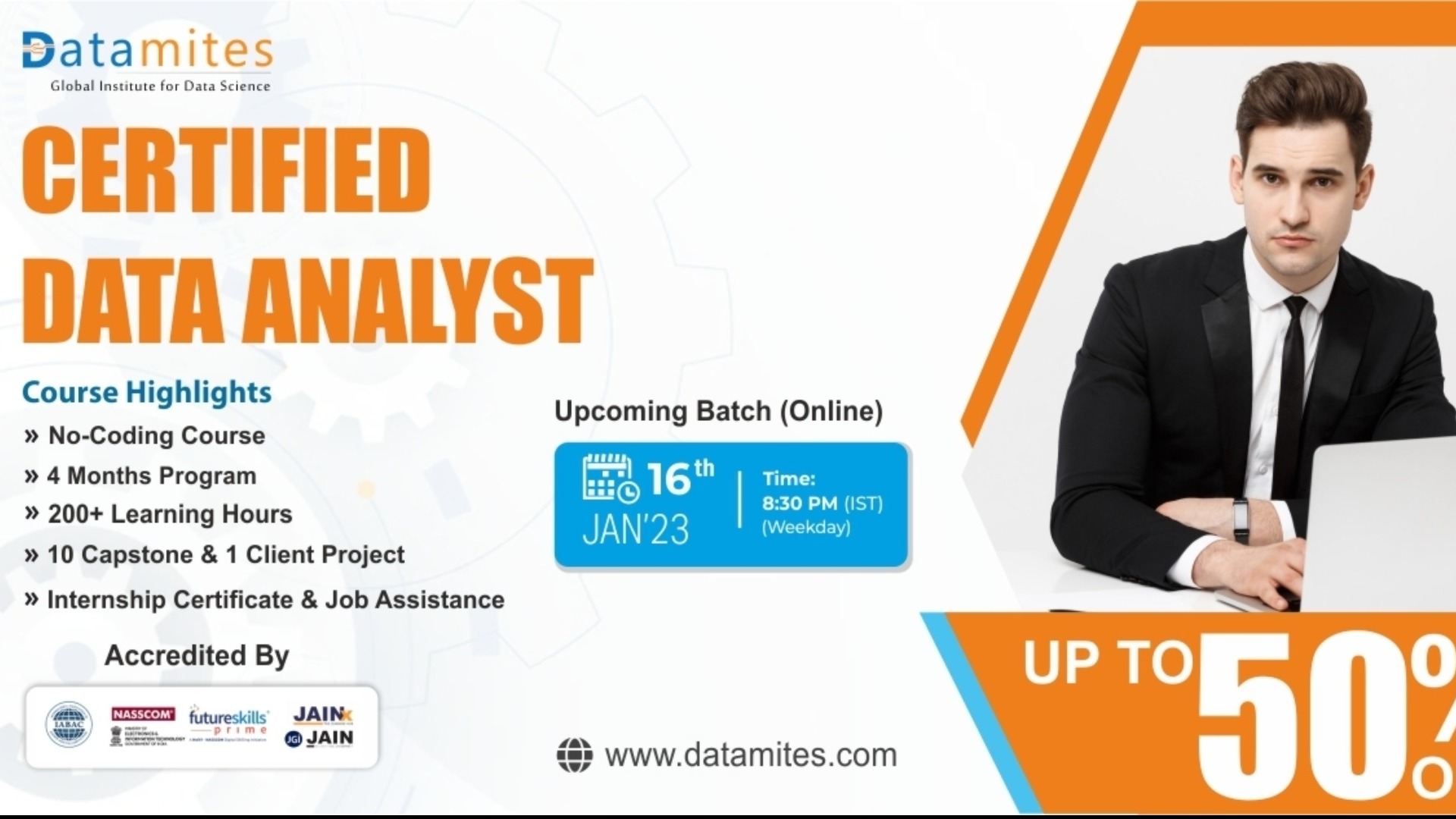 Certified Data Analyst Course In Mumbai Tickets by DataMites, Monday