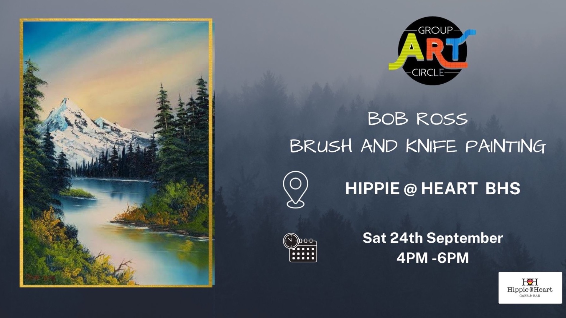 BOB ROSS LANDSCAPE Tickets by Group Art Circle, Saturday, September 24 ...
