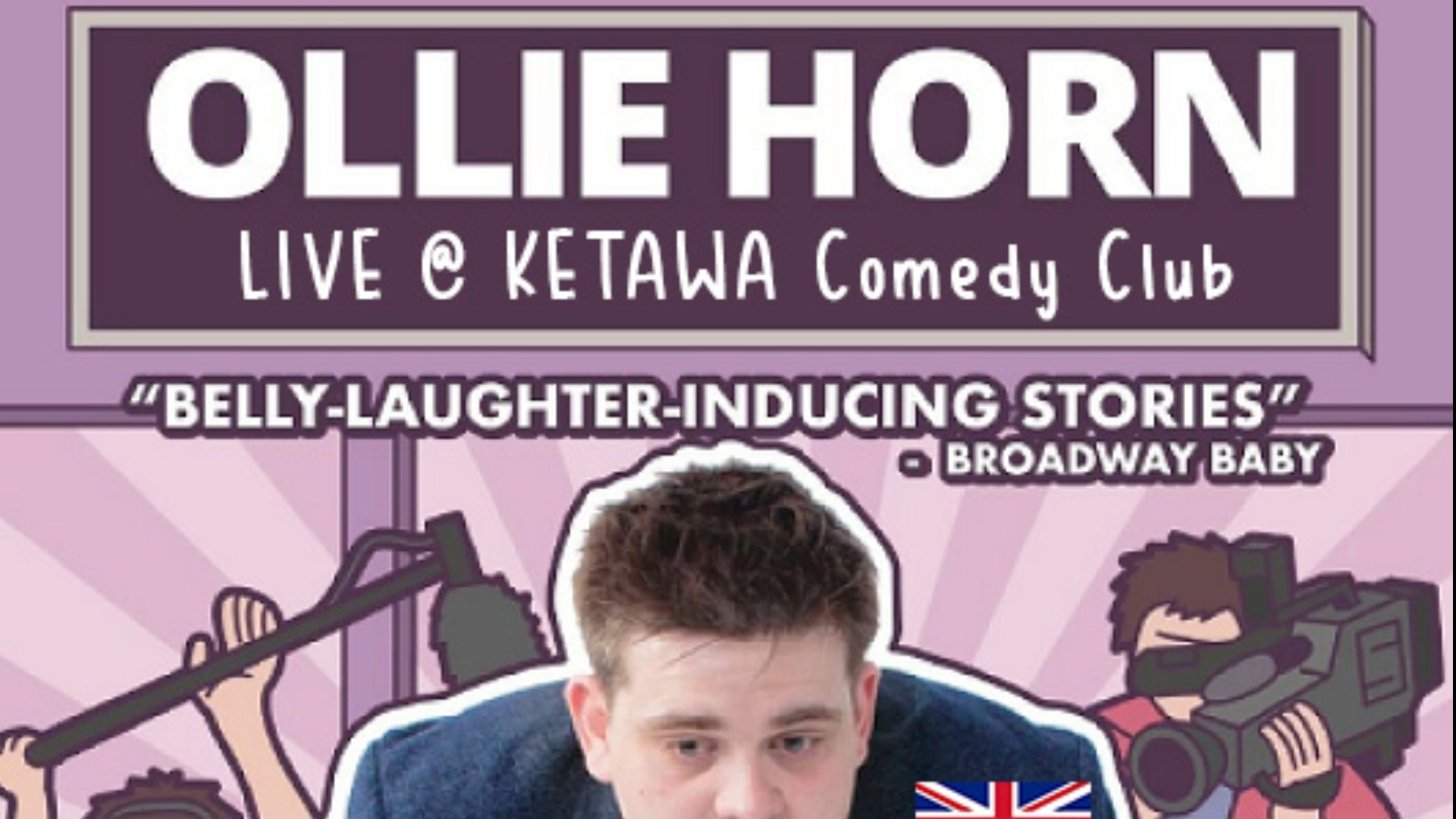 Ollie Horn (UK) LIVE KETAWA English Show Bring your own booze