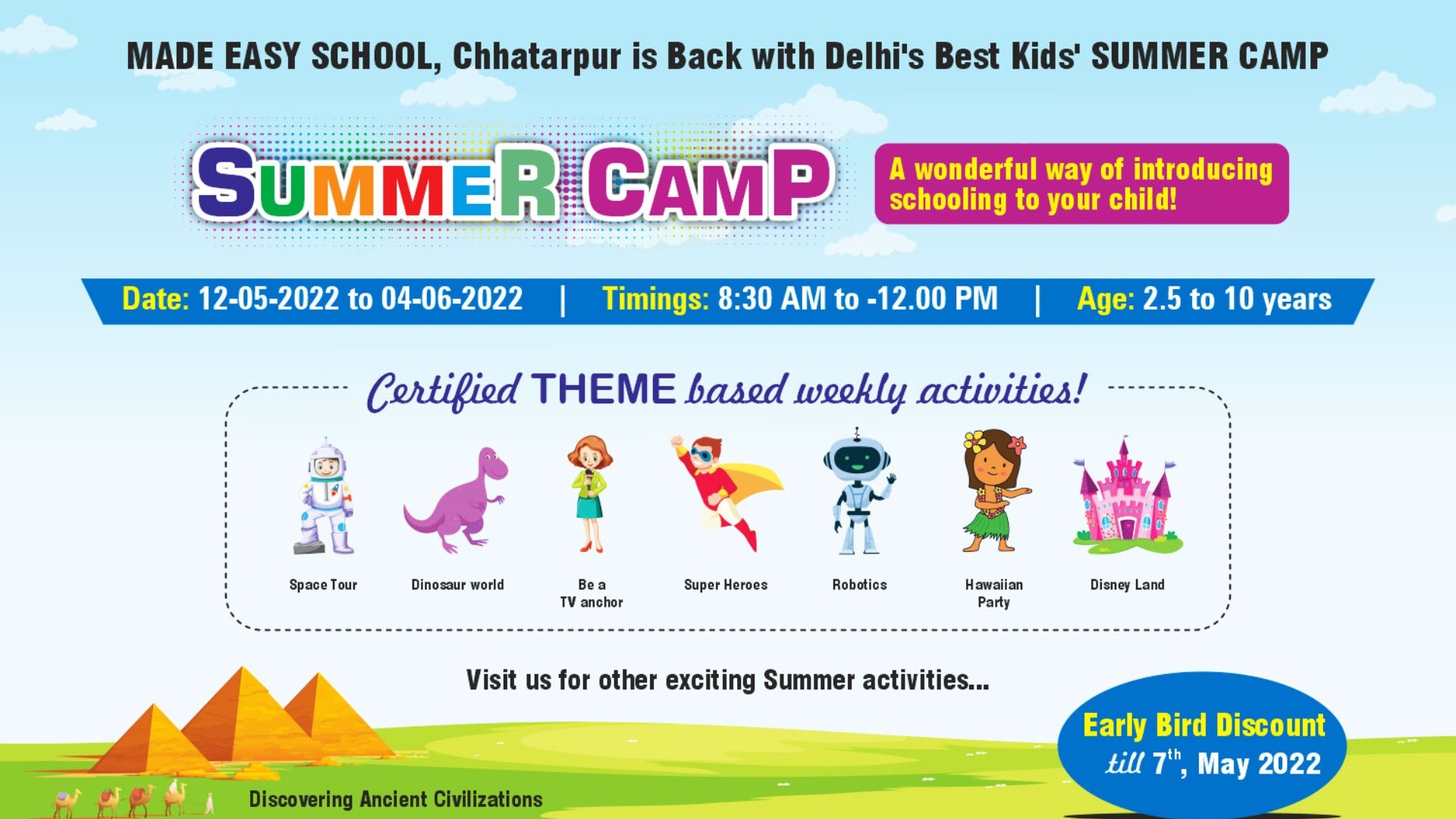 Summer Camp 2022 Tickets by Vinay Kumar Singh, Thursday, May 12, 2022