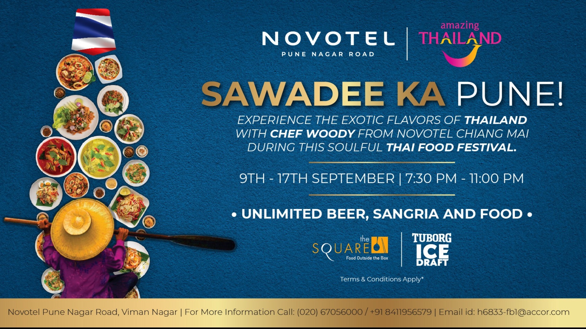 THAI FOOD FESTIVAL Tickets by Nikhil Tomar, Saturday, September 09