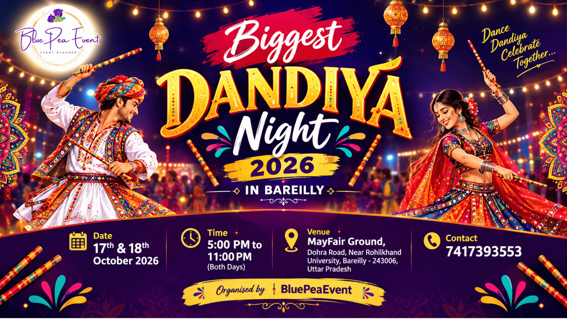 Biggest Dandiya Night 2026 in Bareilly