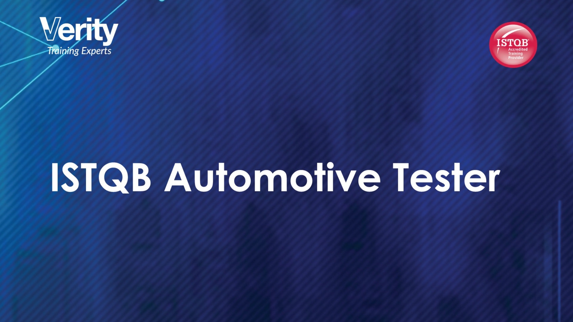 ISTQB Automotive Tester Online Training July Tickets by Verity Software