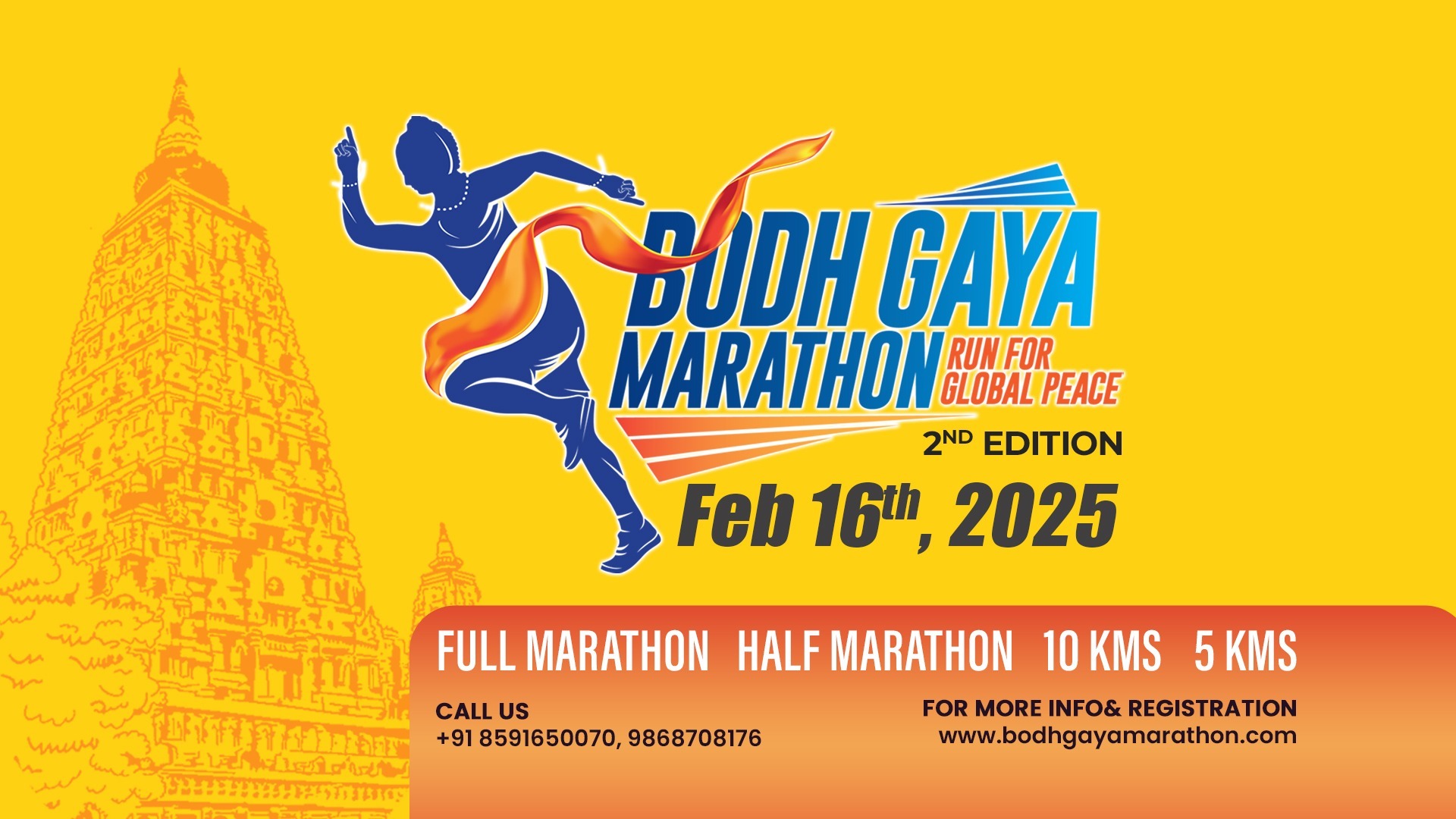 Bodh Gaya Marathon 2025 Tickets by Bodhgaya Marathon Commitee, Sunday