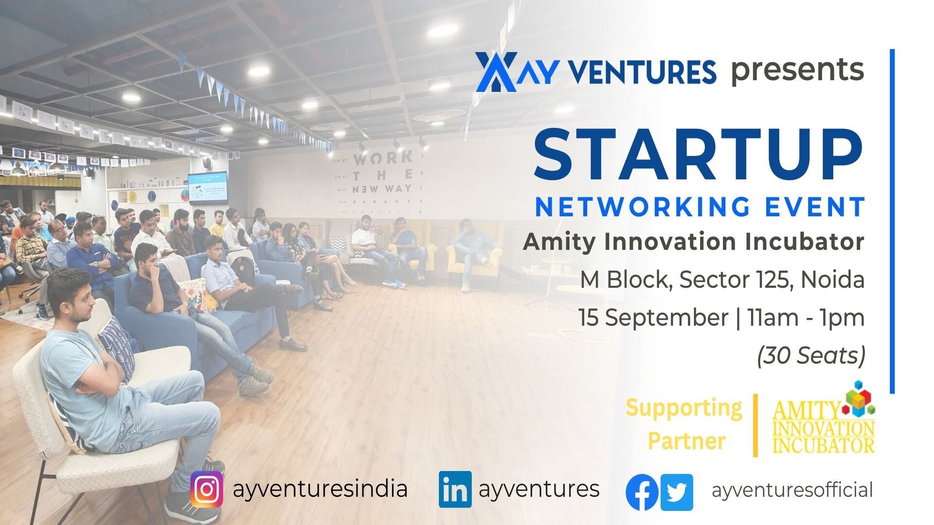 Startup Networking Event (Invite Only) by AY Ventures Tickets by AY