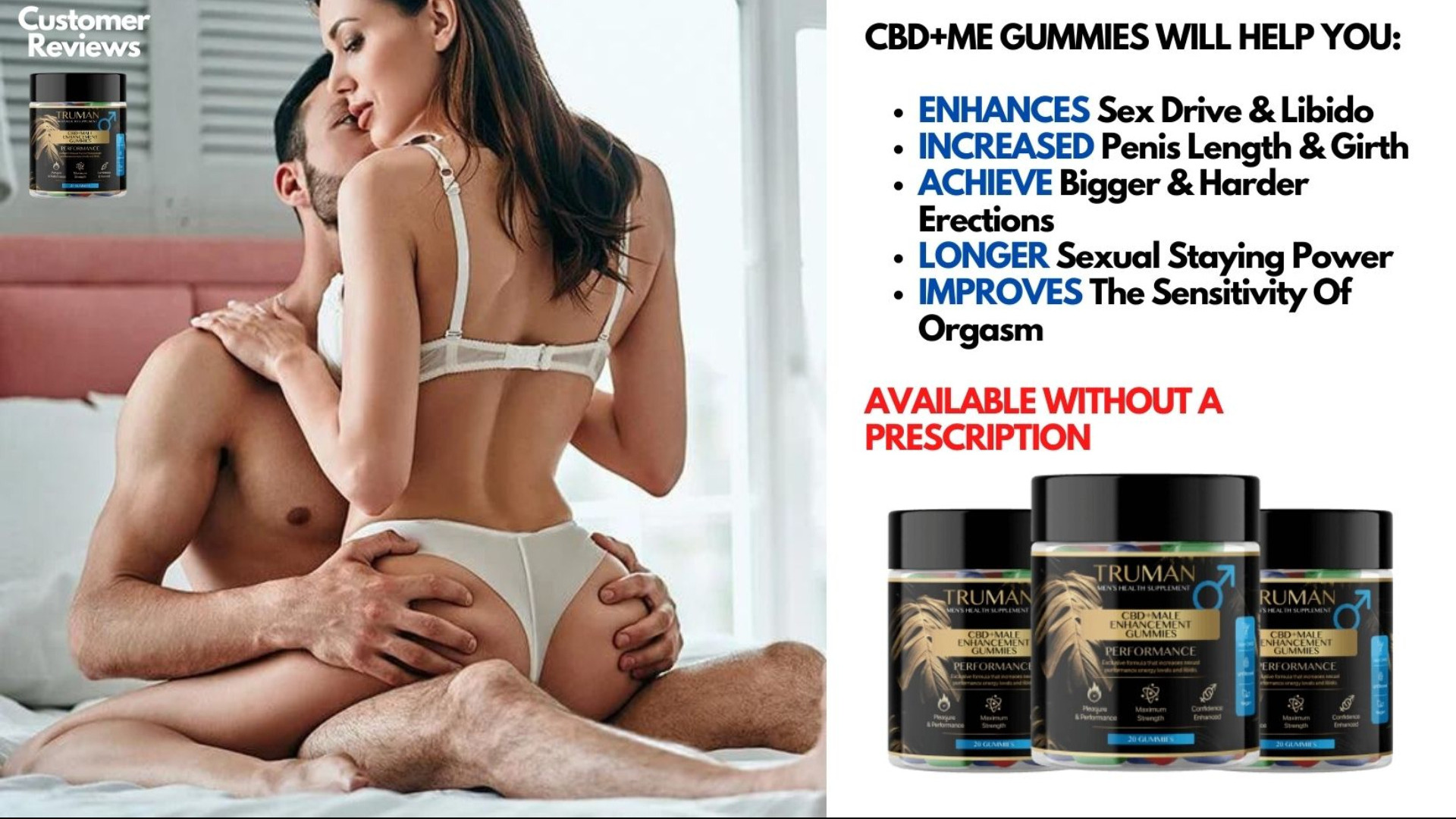 Truman CBD + Male Enhancement Gummies Reviews Tickets by Truman CBD + Male  Enhancement Gummies , Tuesday, December 20, 2022, Online Event