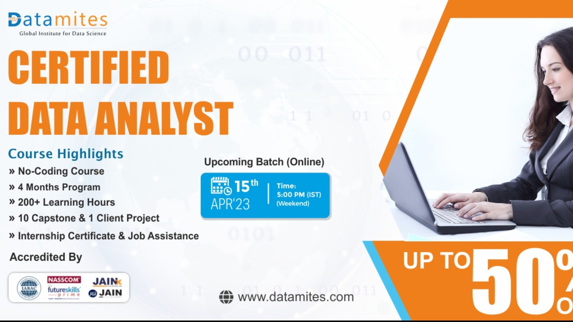 Certified Data Analyst Course In Ludhiana Tickets by DataMites