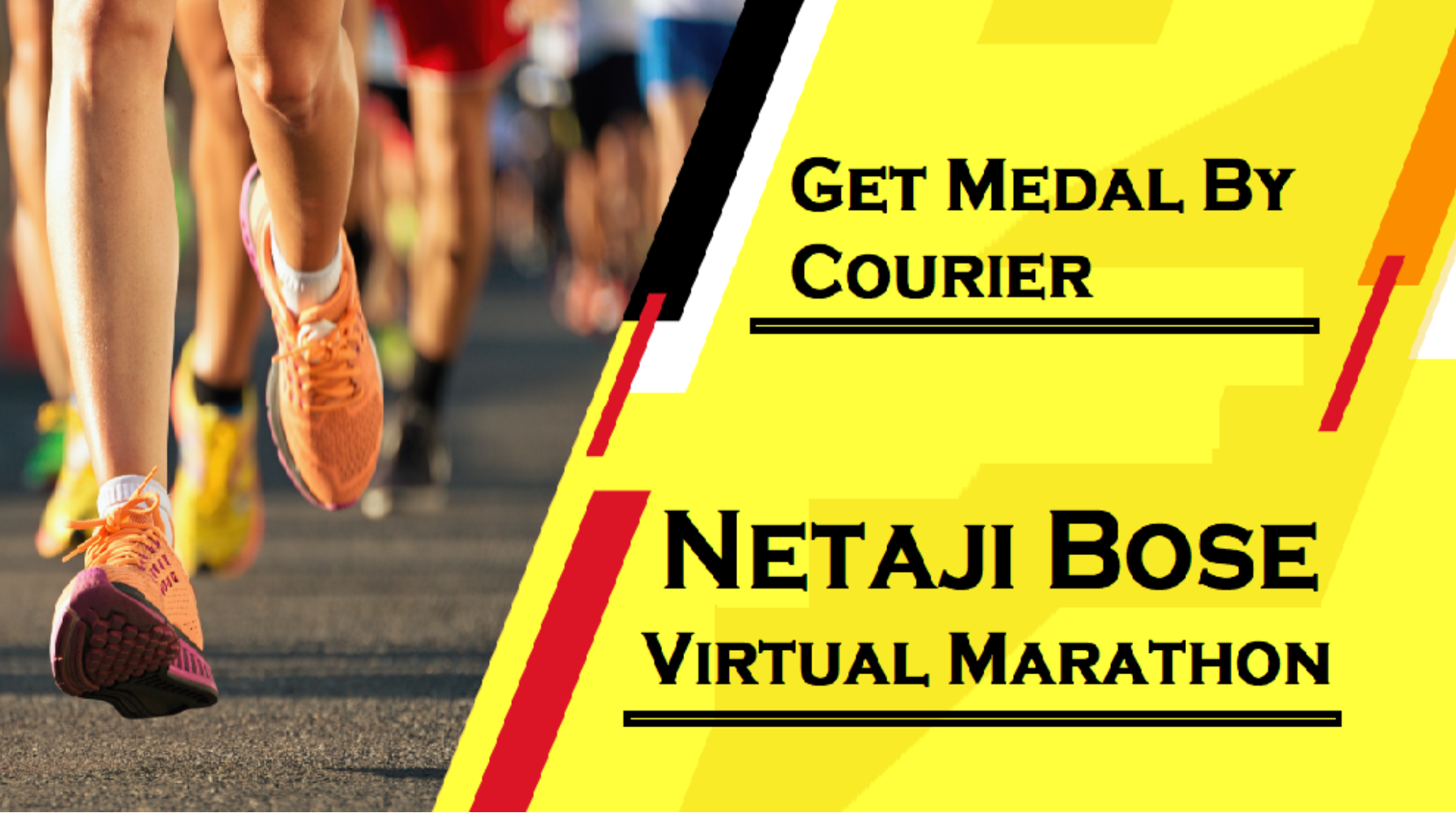 Netaji Bose Virtual Marathon -Get Medal by Courier