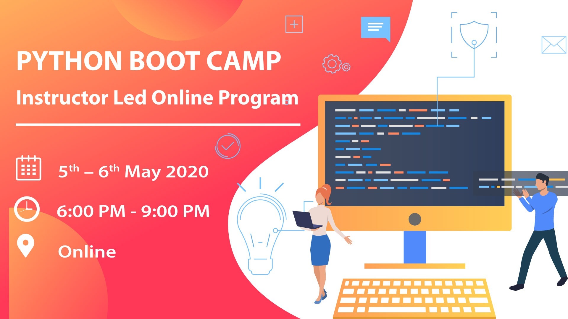 Python Boot Camp - Instructor Led Online Program Tickets by Agile ...