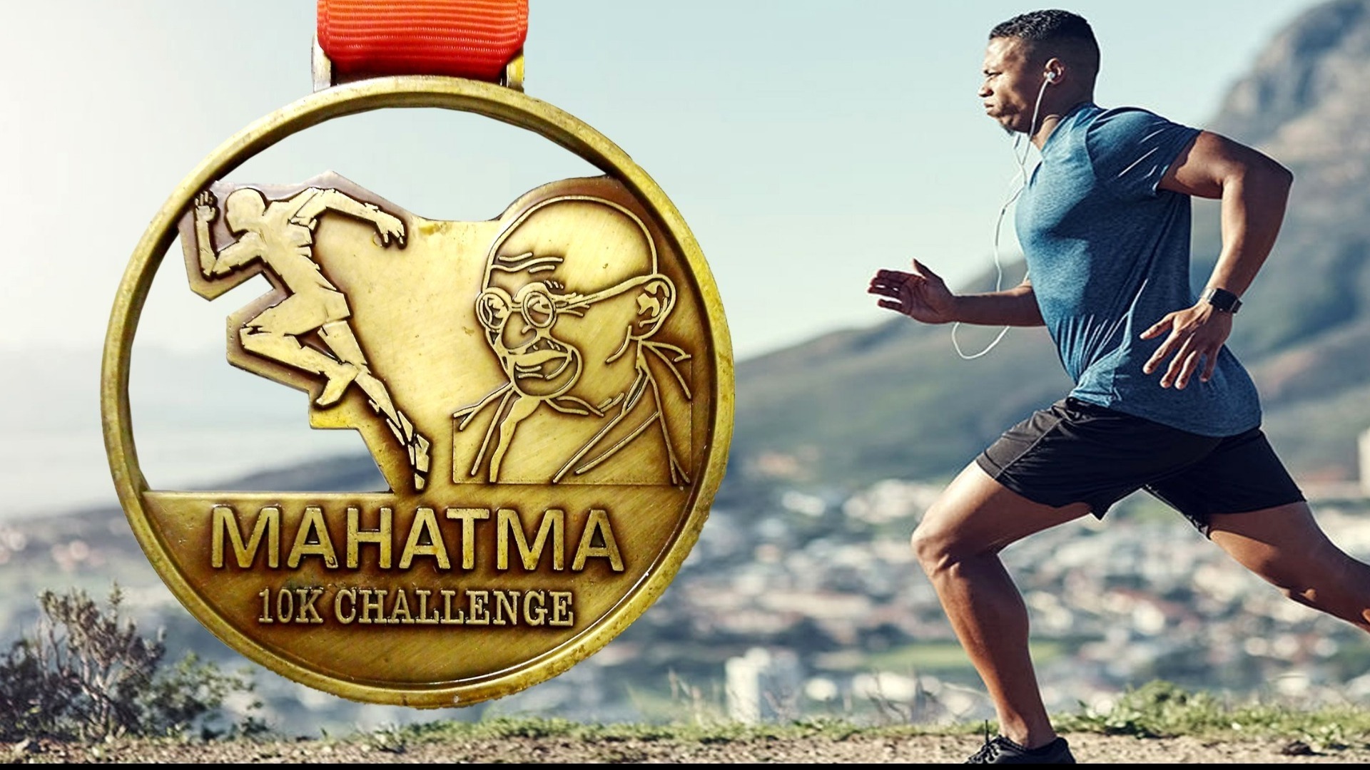 Mahatma 10K Run - Get Medal by Courier