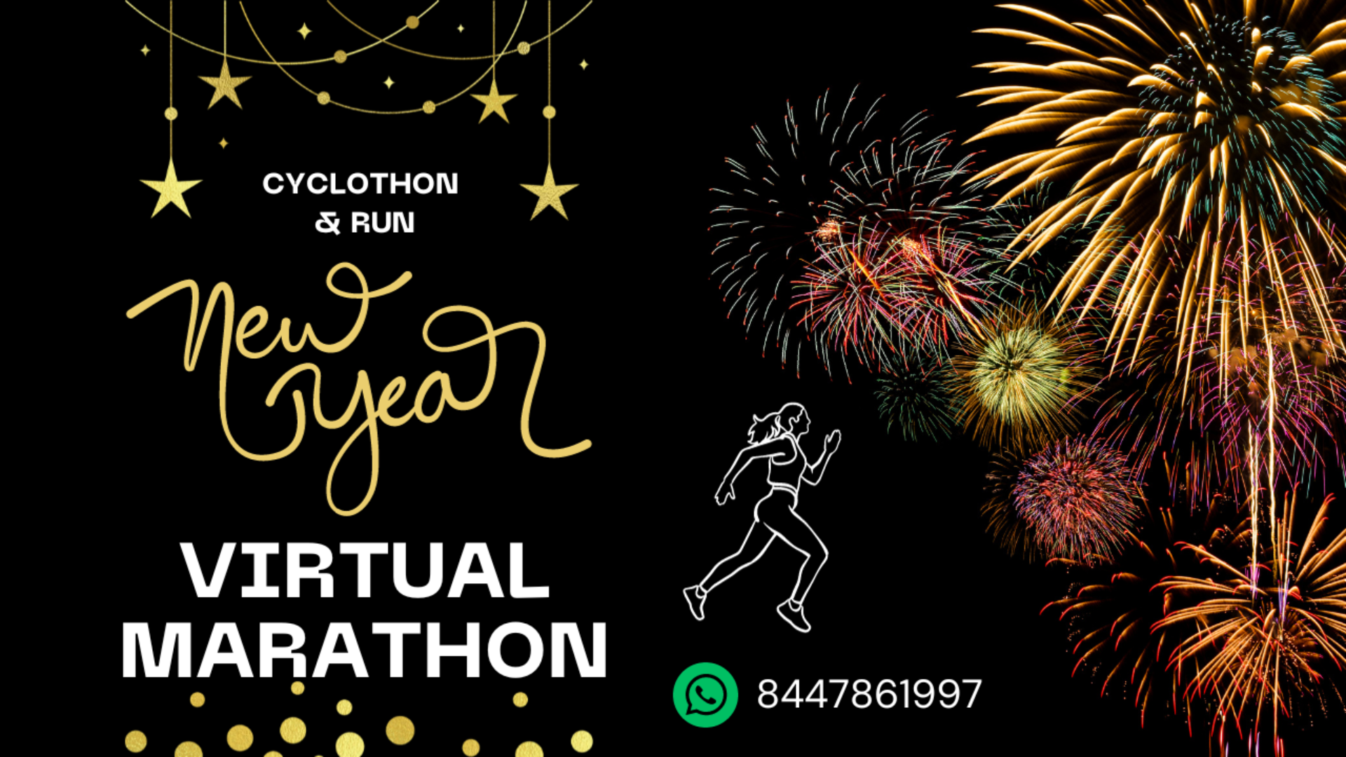 New Year Virtual Marathon 2024 Bangalore Trophy for all Tickets by