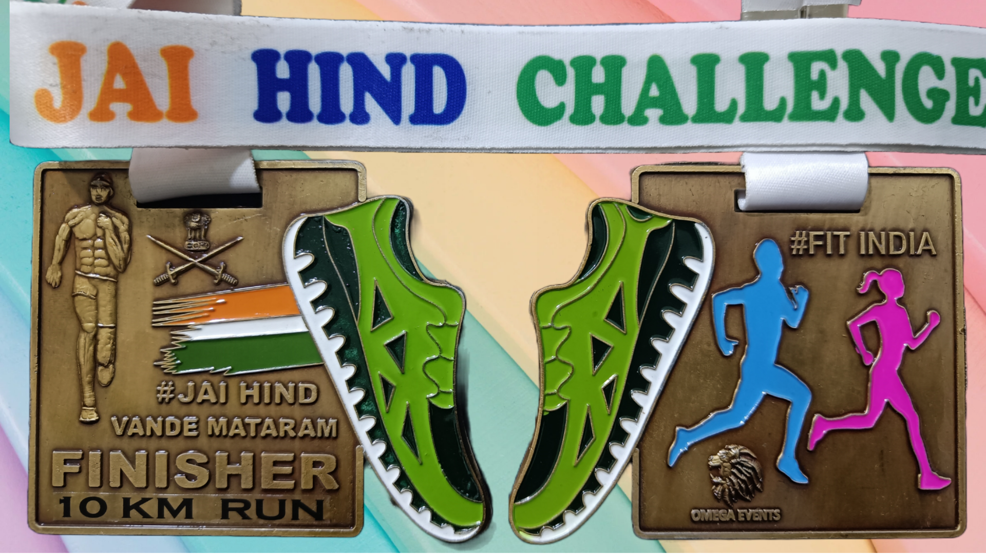 Jai Hind Virtual Challenge - Get Colorful Medal