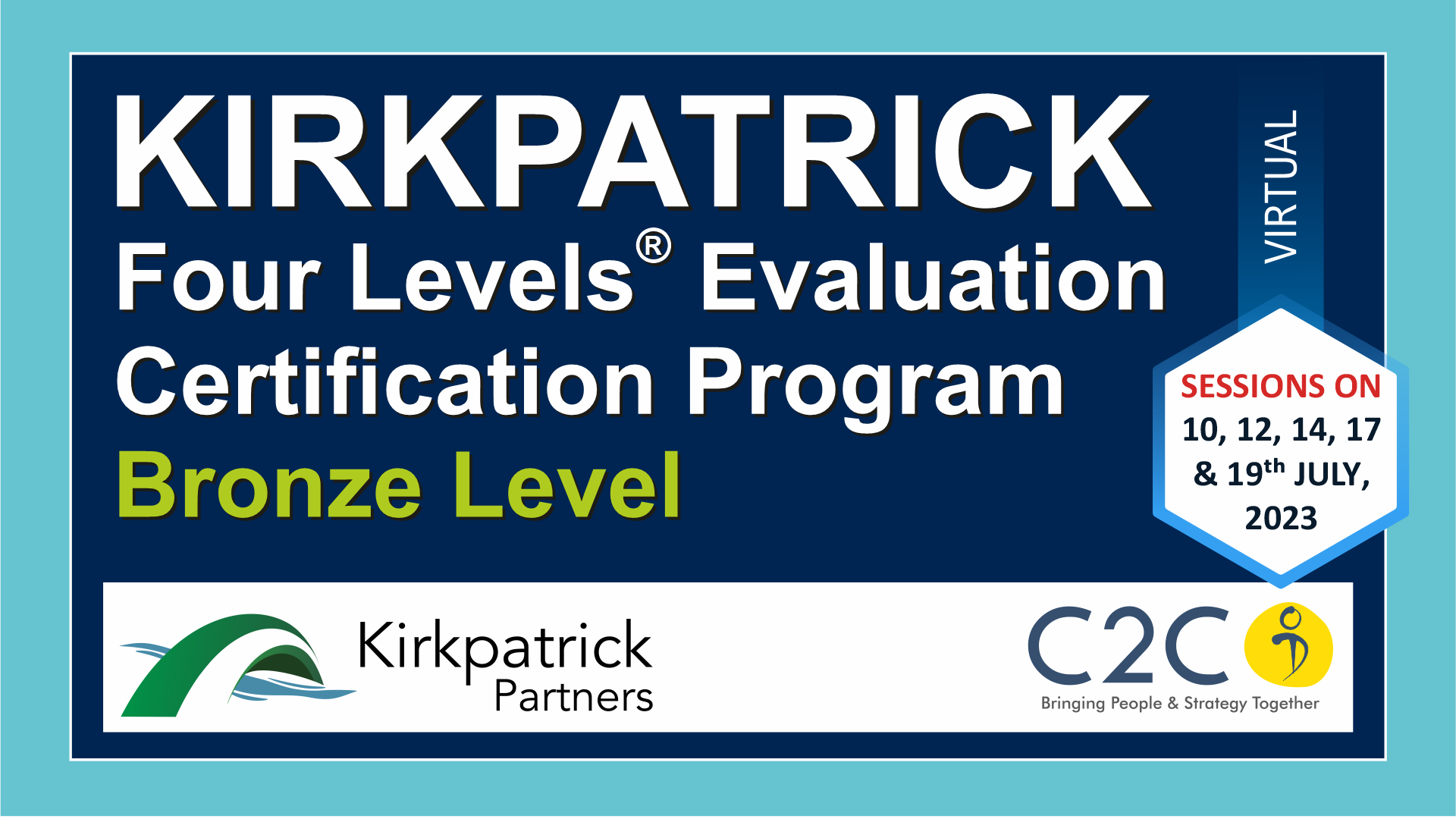 ONLINE KIRKPATRICK FOUR LEVELS EVALUATION CERTIFICATION PROGRAM Online Kirkpatrick Four Levels Evaluation Certification Program