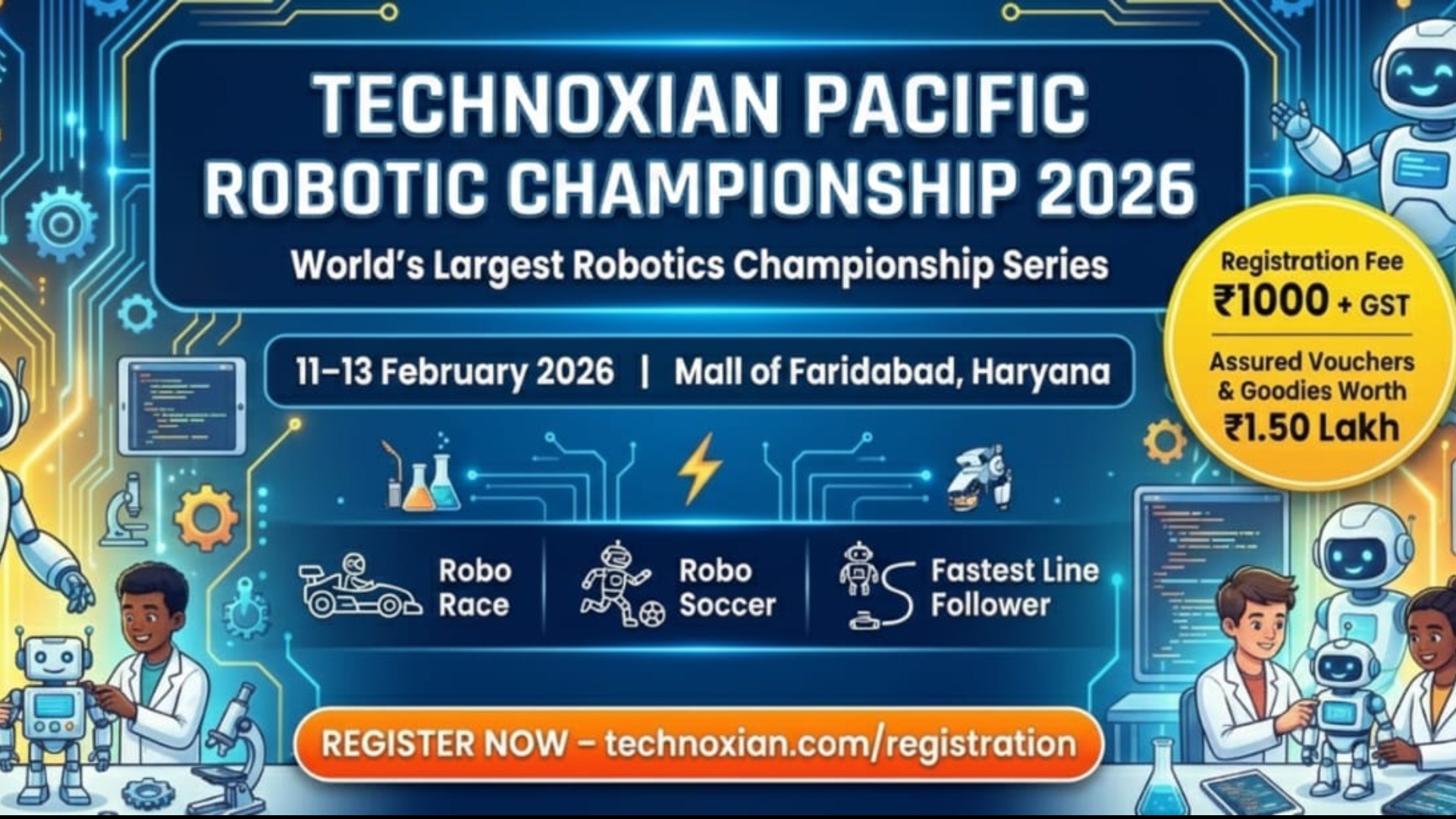 World Robotics Sports Organization Tickets by ABIRA AUTOMATION