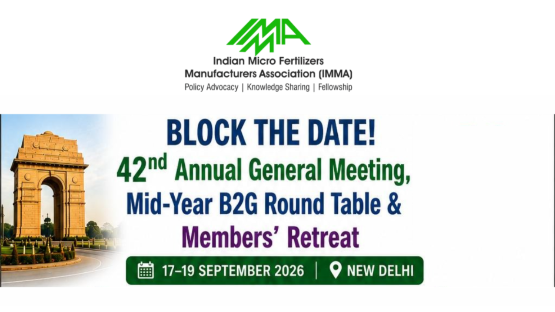 Government - IMMA Roundtable Dialogue | 17th Sept